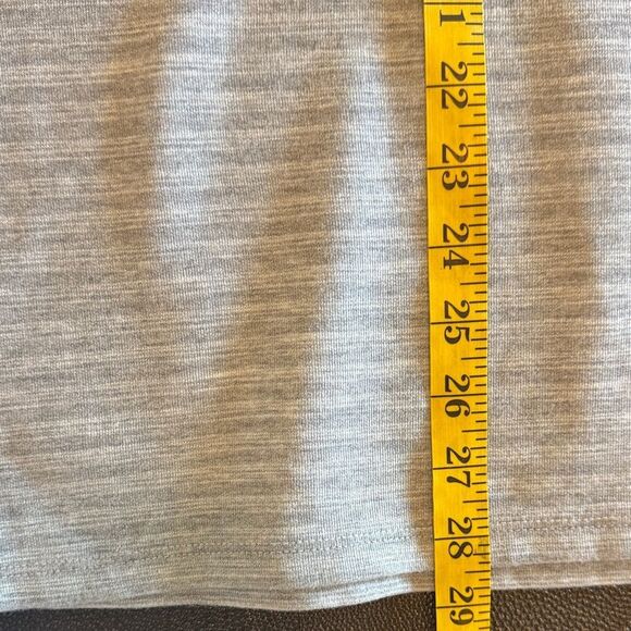 Vince Double Knit Heather Gray Striped Crewneck size XL - Picture 9 of 10